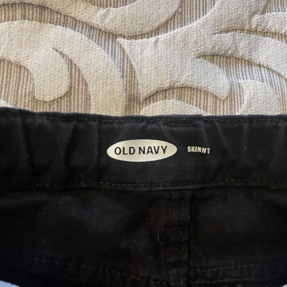 Boys Old Navy Black Skinny Straight Leg Jeans Size 12 EUC - Picture 5 of 7